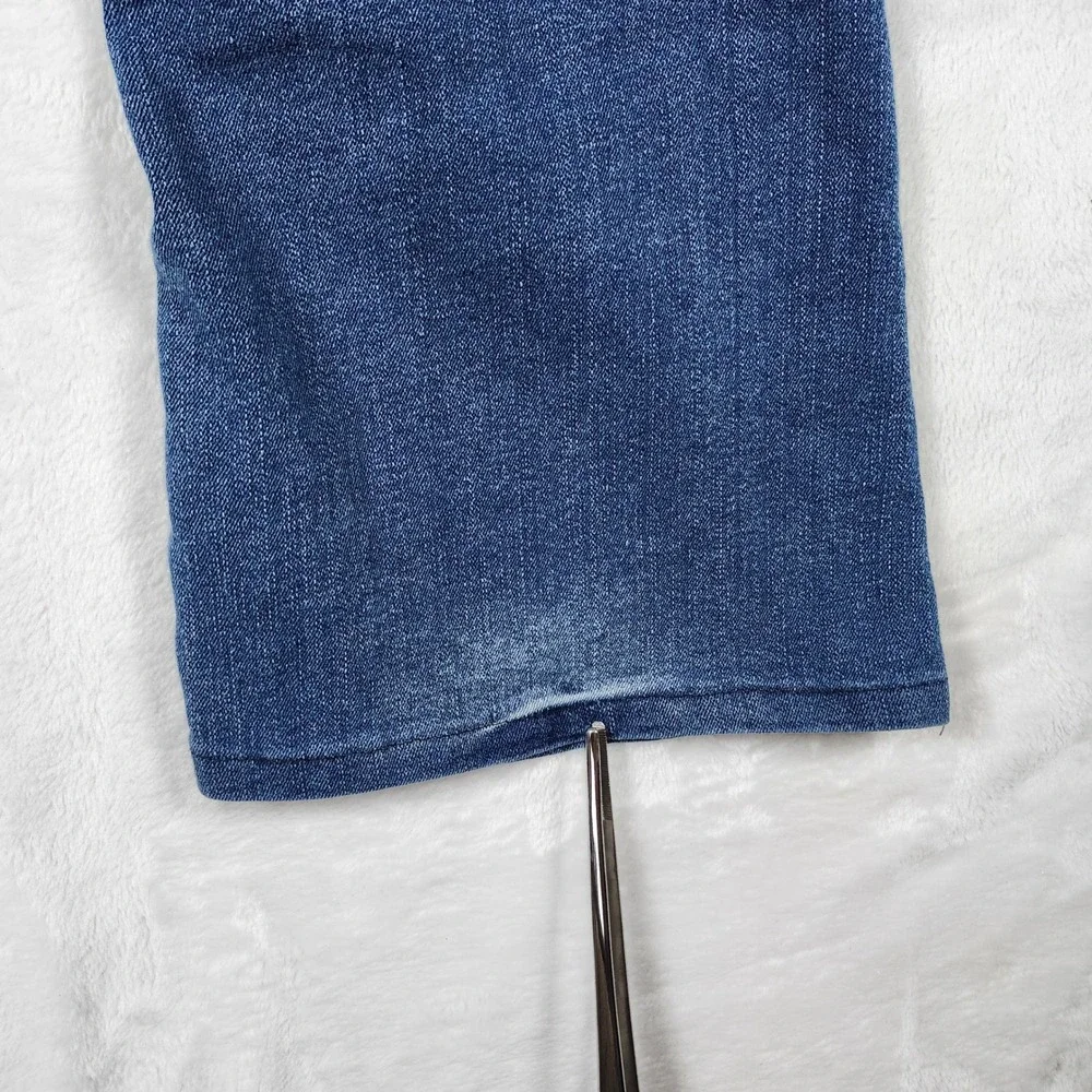 WallFlower Bootcut Jeans Women Size 11 Blue Excellent Contrast Stitching‎ Y2K